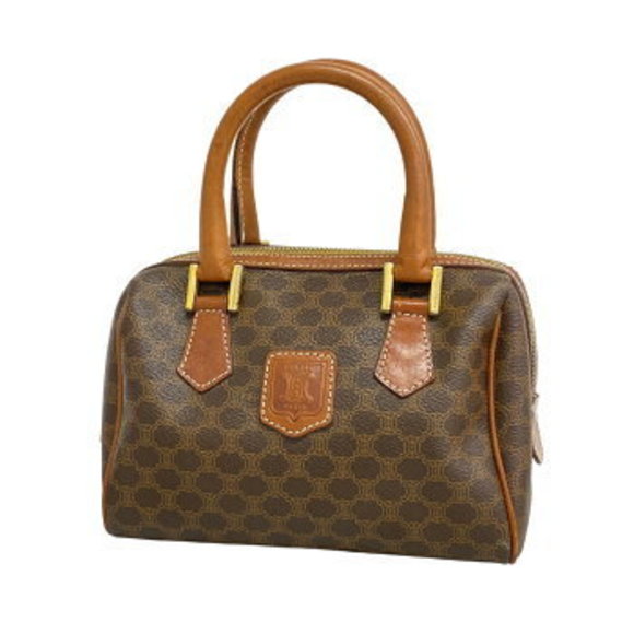 Celine Handbag Macadam Brown s - Picture 1 of 6